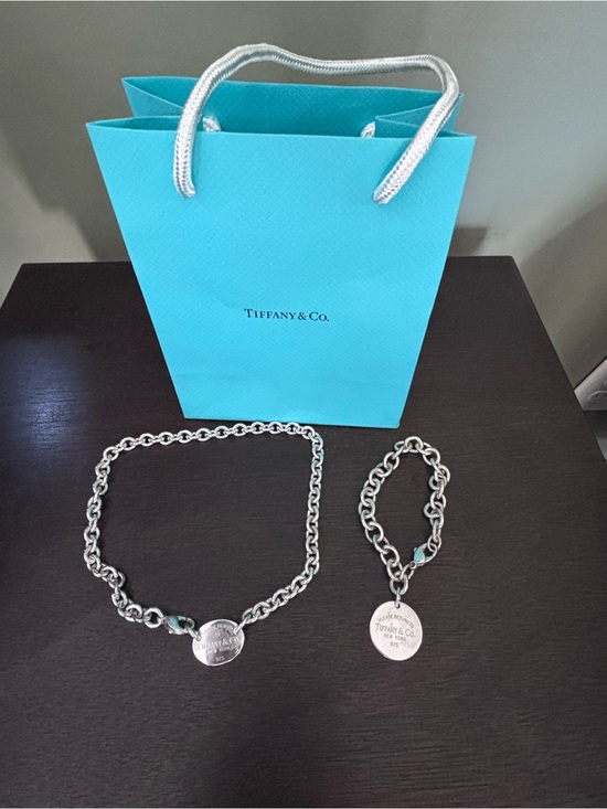 Tiffany & Co. Jewelry - Tiffany & Co. Silver 925 Necklace and Bracelet Set.
